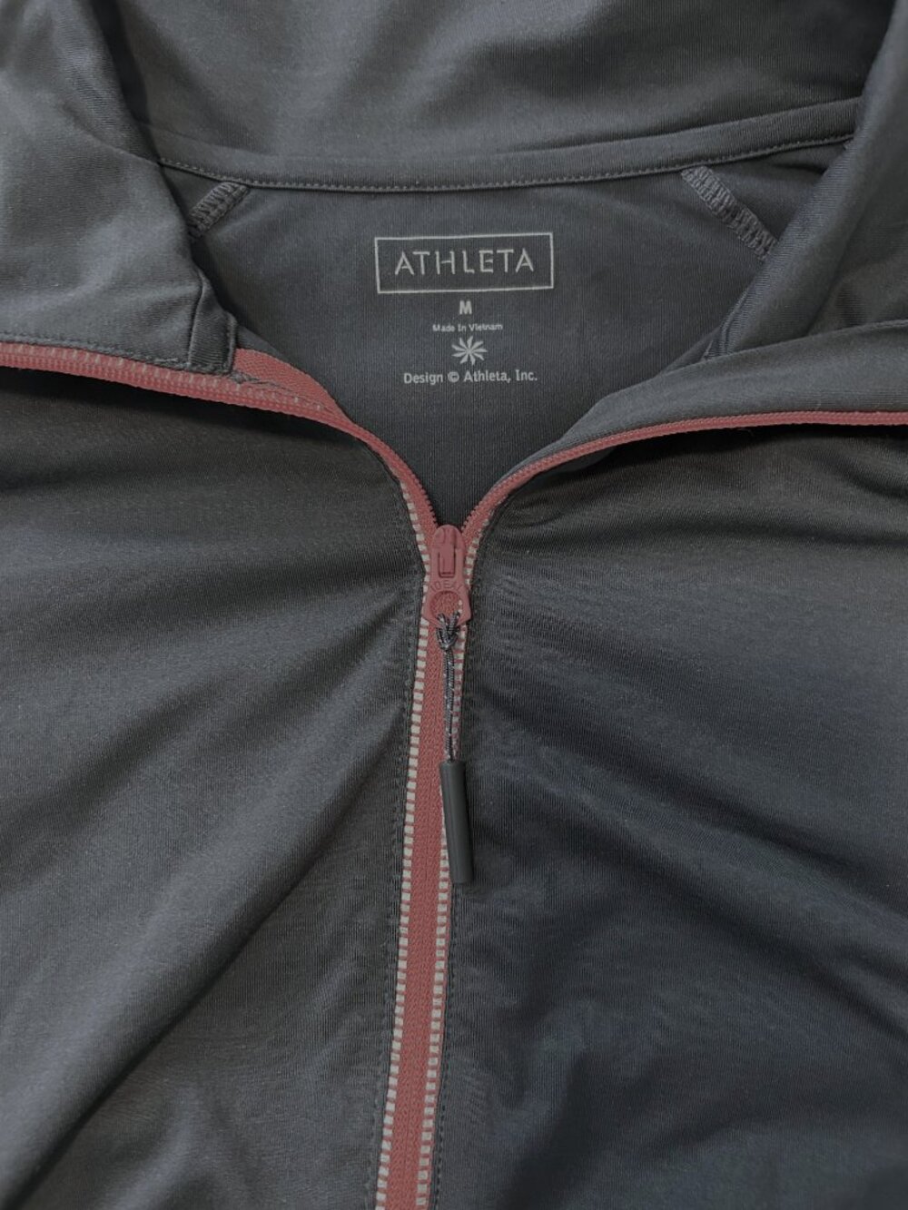 Athleta dark gray quarter zip, size medium - Picture 4 of 6